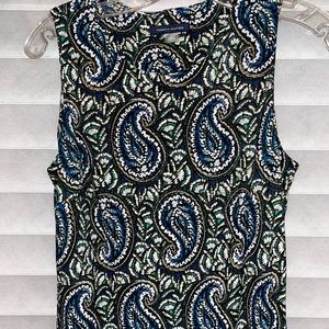 Tommy Hilfiger Blue Paisley Dress, size 6